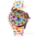 New Arrival Girls Silicone Quartz Wristwatch